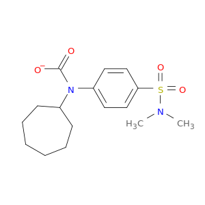 Carbanilic acid, p-(dimethylsulfamoyl)-,cycloheptyl ester (8CI)