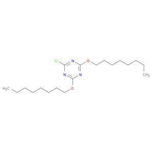 1,3,5-Triazine, 2-chloro-4,6-bis(octyloxy)-