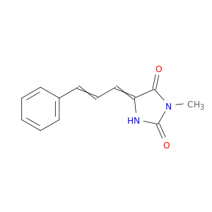 2,4-Imidazolidinedione, 3-methyl-5-(3-phenyl-2-propenylidene)-