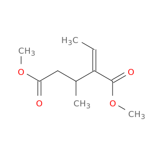 Pentanedioic acid, 2-ethylidene-3-methyl-, dimethyl ester, (E)-