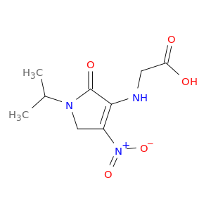 Glycine, N-[2,5-dihydro-1-(1-methylethyl)-4-nitro-2-oxo-1H-pyrrol-3-yl]-