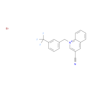 Quinolinium, 3-cyano-1-[[3-(trifluoromethyl)phenyl]methyl]-, bromide