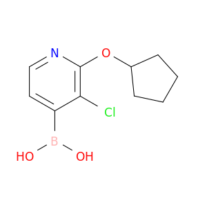 3-Chloro-2-(cyclopentyloxy)pyridine-4-boronic acid