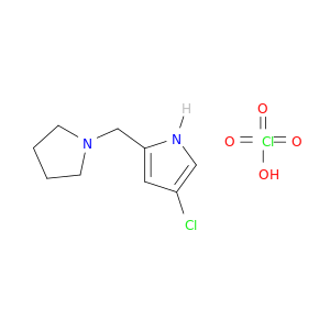1H-Pyrrole, 4-chloro-2-(1-pyrrolidinylmethyl)-, monoperchlorate