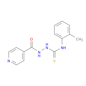 4-Pyridinecarboxylicacid, 2-[[(2-methylphenyl)amino]thioxomethyl]hydrazide