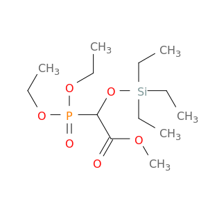 Acetic acid, 2-(diethoxyphosphinyl)-2-[(triethylsilyl)oxy]-, methyl ester