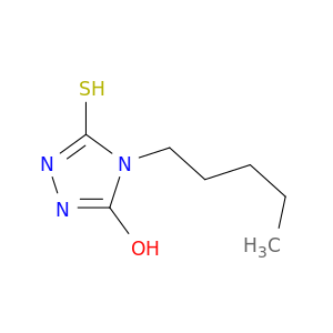 1,2,4-Triazolidin-3-one,4-pentyl-5-thioxo-