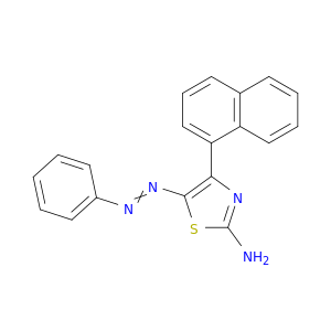 2-Thiazolamine, 4-(1-naphthalenyl)-5-(phenylazo)-