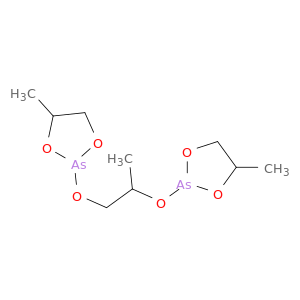 1,3,2-Dioxarsolane, 2,2'-[(1-methyl-1,2-ethanediyl)bis(oxy)]bis[4-methyl-