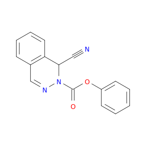 2(1H)-Phthalazinecarboxylic acid, 1-cyano-, phenyl ester