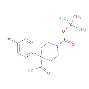 1-Boc-4-(4-溴苯基)-4-哌啶甲酸