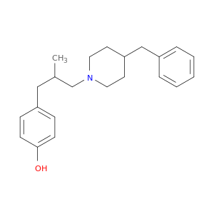 Phenol, 4-[2-methyl-3-[4-(phenylmethyl)-1-piperidinyl]propyl]-