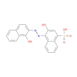 3-羟基-4-[2-(1-羟基-2-萘基)二亚苯基]-1-萘磺酸