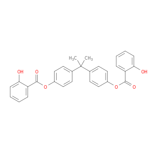Propane-2,2-diylbis(4,1-phenylene) bis(2-hydroxybenzoate)