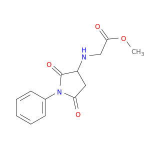 Methyl 2-((2,5-dioxo-1-phenylpyrrolidin-3-yl)amino)acetate