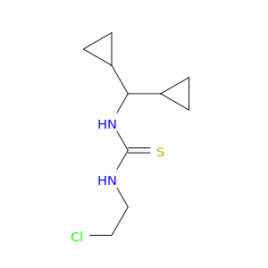 Thiourea, N-(2-chloroethyl)-N'-(dicyclopropylmethyl)-