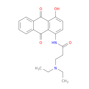 3-diethylamino-N-(4-hydroxy-9,10-dioxo-anthracen-1-yl)propanamide