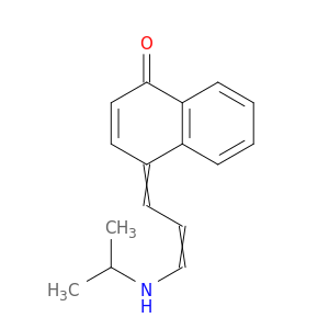 1(4H)-Naphthalenone, 4-[3-[(1-methylethyl)amino]-2-propenylidene]-