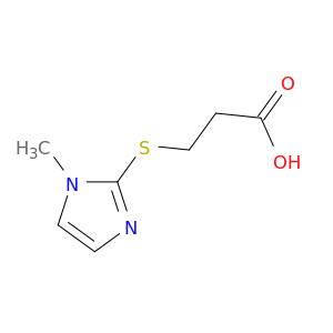 3-[(1-methyl-1H-imidazol-2-yl)sulfanyl]propanoic acid