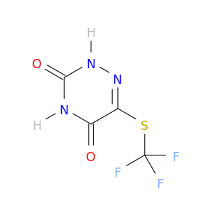1,2,4-Triazine-3,5(2H,4H)-dione, 6-[(trifluoromethyl)thio]-