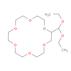 1,4,7,10,13,16-Hexaoxacyclooctadecane, 2-(diethoxymethyl)-
