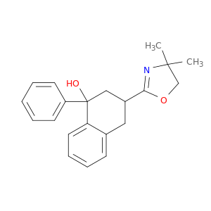 1-Naphthalenol,3-(4,5-dihydro-4,4-dimethyl-2-oxazolyl)-1,2,3,4-tetrahydro-1-phenyl-