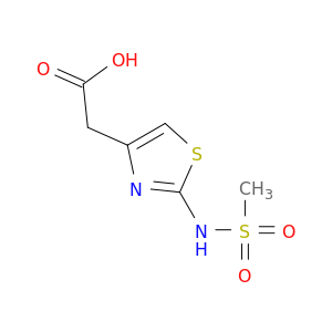 2-(2-甲烷磺酰氨基-1,3-噻唑-4-基)乙酸
