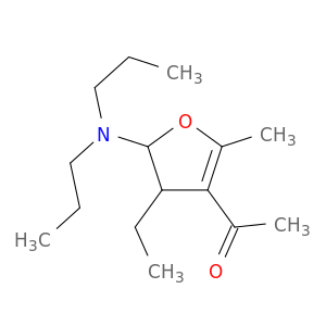 Ethanone, 1-[5-(dipropylamino)-4-ethyl-4,5-dihydro-2-methyl-3-furanyl]-