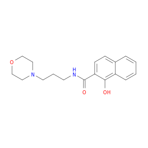 1-羟基-N-[3-(4-硫洛啉基)丙基]-2-萘甲酰胺