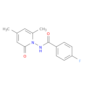 BENZAMIDE, N-(4,6-DIMETHYL-2-OXO-1(2H)-PYRIDINYL)-4-FLUORO-