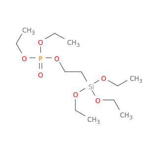 Phosphoric acid, diethyl 2-(triethoxysilyl)ethyl ester