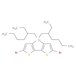 2,6-二溴-4,4-双(2-乙基己基)-4H-硅杂环戊二烯并[3,2-b:4,5-b']二噻吩