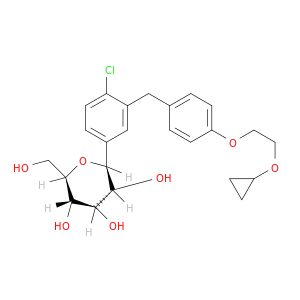 (2S,3R,4R,5S,6R)-2-(4-氯-3-(4-(2-环丙氧基乙氧基)苄基)苯基)-6-(羟甲基)四氢-2H-吡喃-3,4,5-三醇