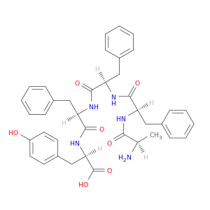 D-Tyrosine, D-alanyl-D-phenylalanyl-D-phenylalanyl-D-phenylalanyl-