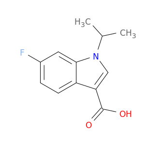 1H-Indole-3-carboxylic acid, 6-fluoro-1-(1-methylethyl)-