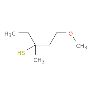 3-Pentanethiol, 1-methoxy-3-methyl-
