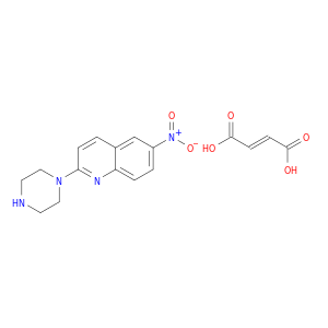 6-NITRO-2-(1-PIPERAZINYL)-QUINOLINE MALEATE