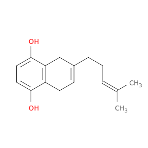 1,4-Naphthalenediol, 5,8-dihydro-6-(4-methyl-3-pentenyl)-