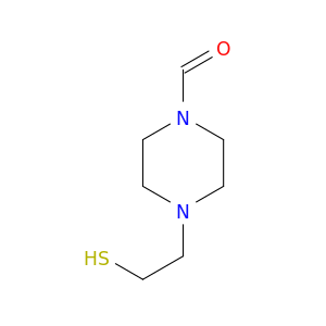 1-Piperazinecarboxaldehyde,4-(2-mercaptoethyl)-