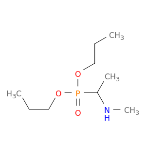 Phosphonic acid, [1-(methylamino)ethyl]-, dipropyl ester