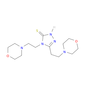 3H-1,2,4-Triazole-3-thione, 2,4-dihydro-4,5-bis[2-(4-morpholinyl)ethyl]-