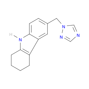 1H-Carbazole, 2,3,4,9-tetrahydro-6-(1H-1,2,4-triazol-1-ylmethyl)-