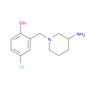 2-[(3-aminopiperidin-1-yl)methyl]-4-chlorophenol