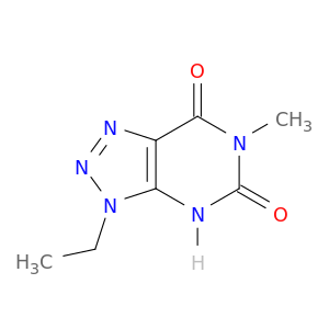 3H-1,2,3-Triazolo[4,5-d]pyrimidine-5,7(4H,6H)-dione, 3-ethyl-6-methyl-