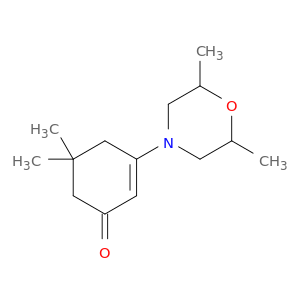 2-Cyclohexen-1-one, 3-(2,6-dimethyl-4-morpholinyl)-5,5-dimethyl-