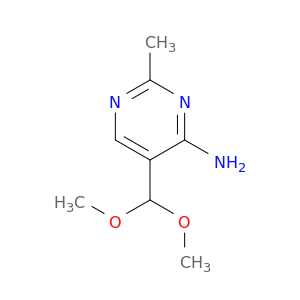 4-Pyrimidinamine, 5-(dimethoxymethyl)-2-methyl-