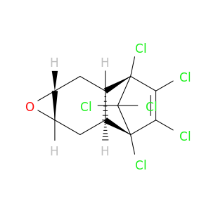 3,6-Methanonaphth[2,3-b]oxirene,3,4,5,6,8,8-hexachloro-1a,2,2a,3,6,6a,7,7a-octahydro-,(1aR,2aR,3R,6S,6aS,7aS)-rel-