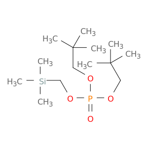 Phosphoric acid, bis(2,2-dimethylpropyl) (trimethylsilyl)methyl ester