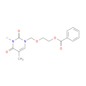 2,4(1H,3H)-Pyrimidinedione, 1-[[2-(benzoyloxy)ethoxy]methyl]-5-methyl-