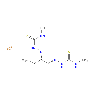 Copper,[[2,2'-(1-ethyl-1,2-ethanediylidene)bis[N-methylhydrazinecarbothioamidato-kN2,kS]](2-)]-, (SP-4-4)- (9CI)